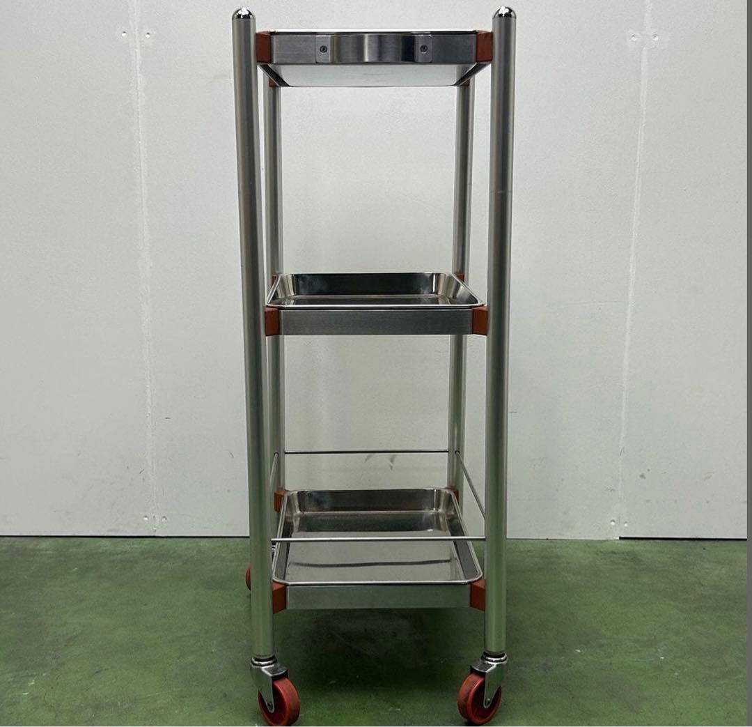 タカラベルモント　D GALLEY S ステンレス　ワゴン　中古　美容室　サロン