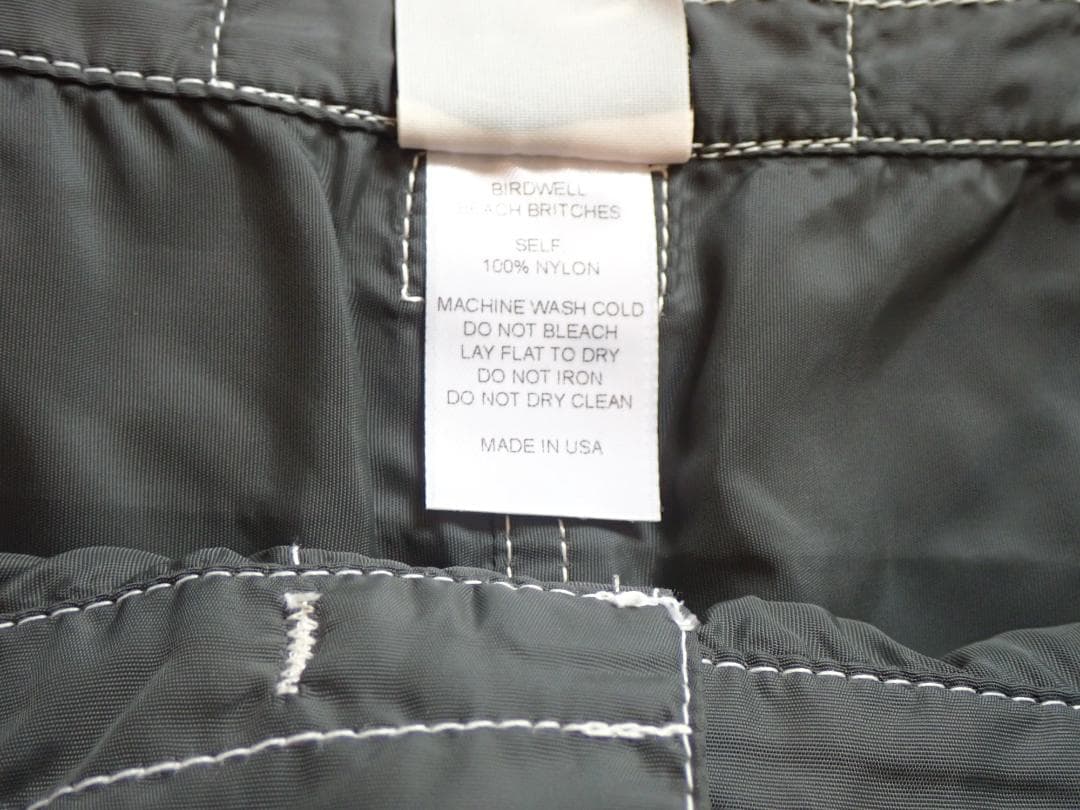 BIRDWELL バードウェル ダークグレーサーフパンツ(34)美品