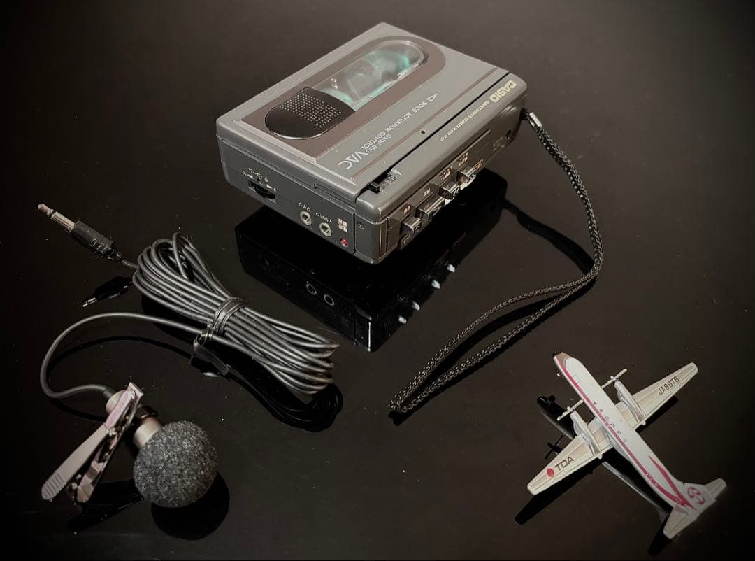 カセットプレーヤー、 CASIO TP-50「稀少新品、整備済み、完動超美品」