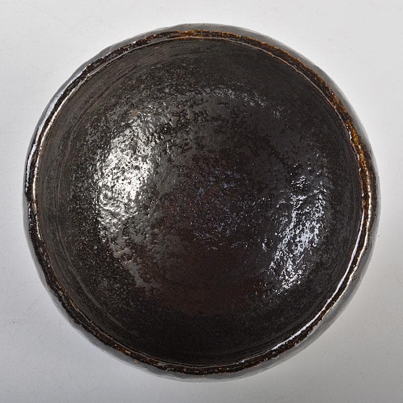 茶道具　楽吉左衛門　黒楽茶碗　共箱　D　R7098