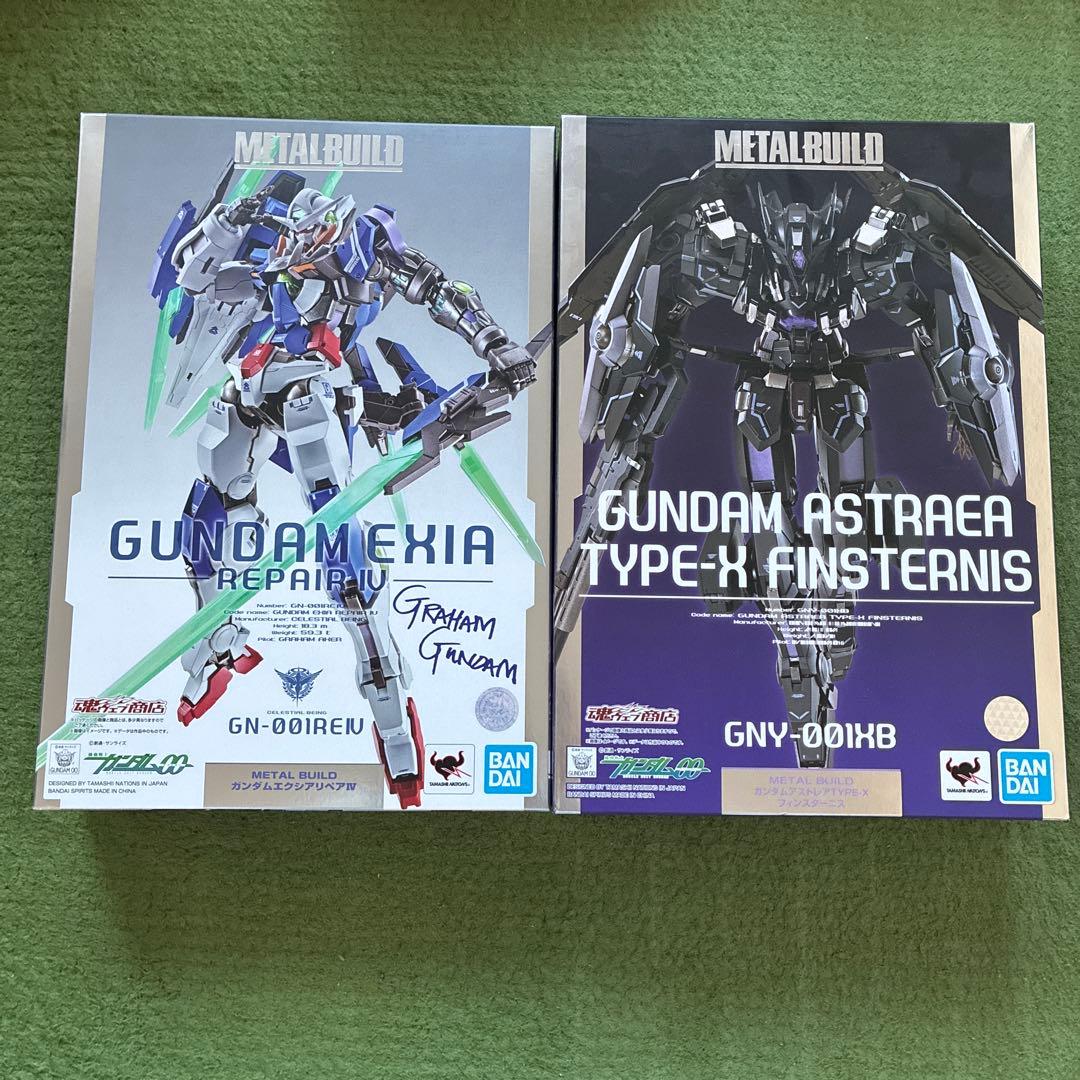 メタルビルド　エクシアリペア4 アストレアTYPE-X フィンスターニス　セット