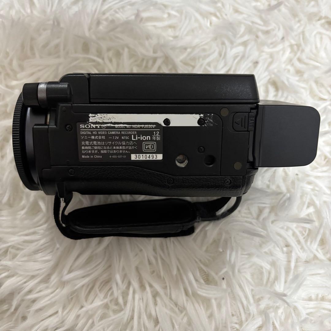 【動作確認済み・付属品有り】SONY HDR-PJ630V ハンディカム　黒