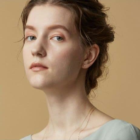 アガット agete 1粒ダイヤモンドピアス 18金