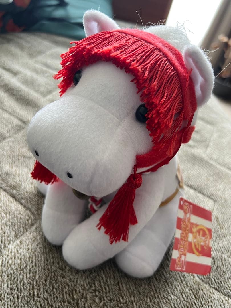 【極美品】2014年　午年　アイドルホースぬいぐるみ　神馬モチーフ タグ付き