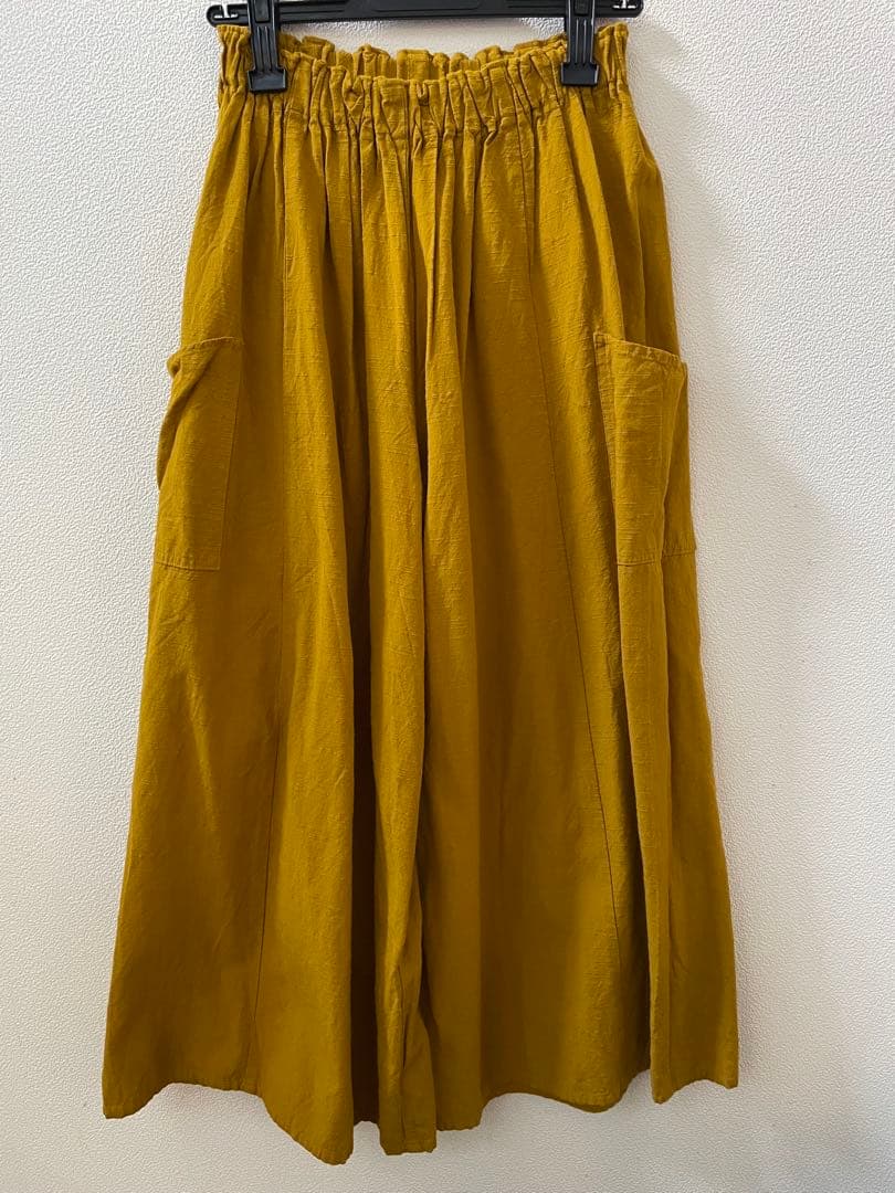 ヤンマ産業 キュロット ロング丈 からし