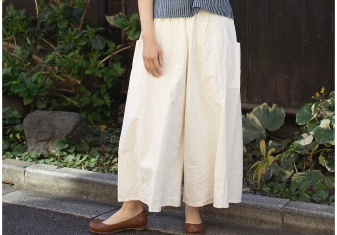 ヤンマ産業 キュロット ロング丈 からし