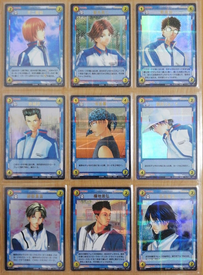テニスの王子様 TCGトレーディングカードゲーム SR&SCRカード144種類