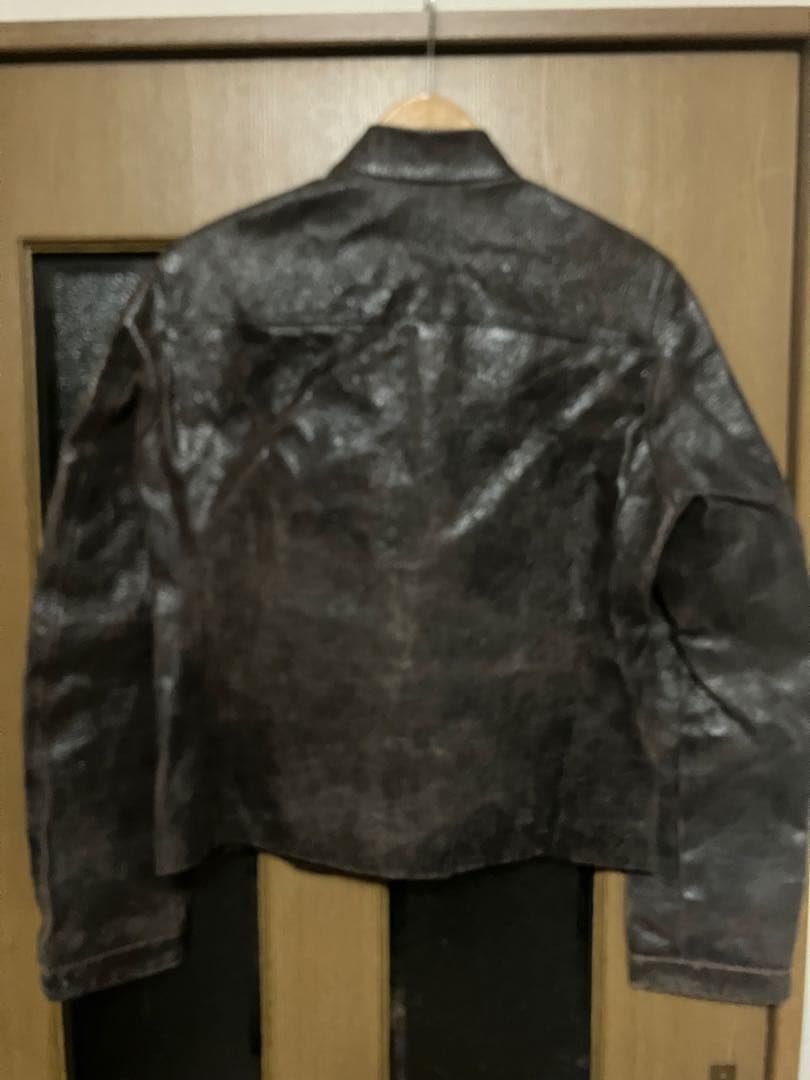 wjk デストロイ ホースレザー　ライダース　カルペディエム