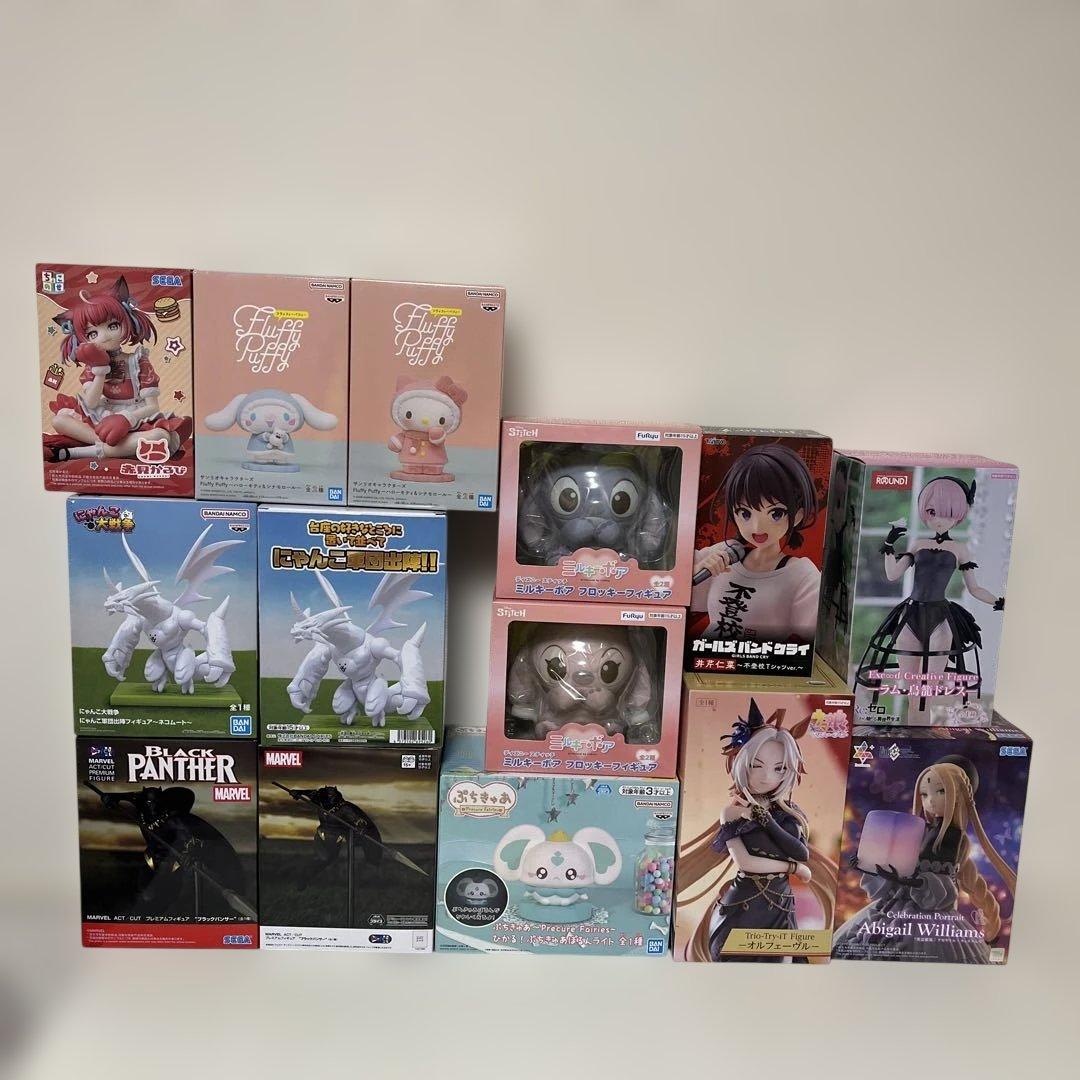 新品未開封　最新プライズ有　アニメマンガ人気キャラクター　フィギュアまとめ売り