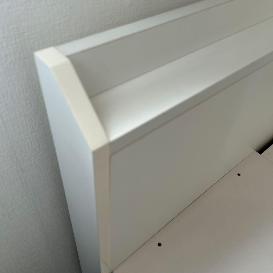 本日限定お値下げ　送料込　ニトリ　大容量収納　シングルベッドフレーム ホワイト
