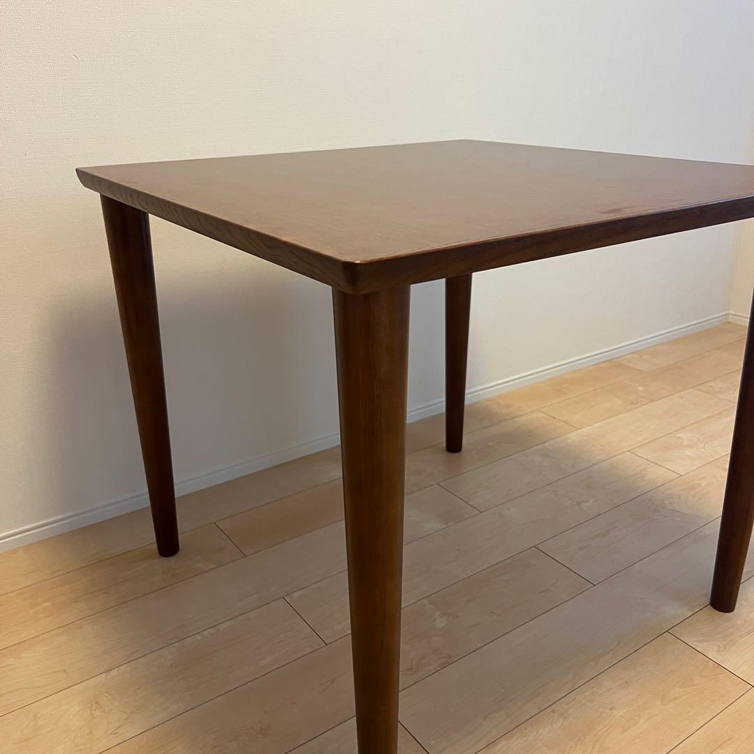 カリモク60 + ダイニングテーブル　800 2人用　ウォルナット