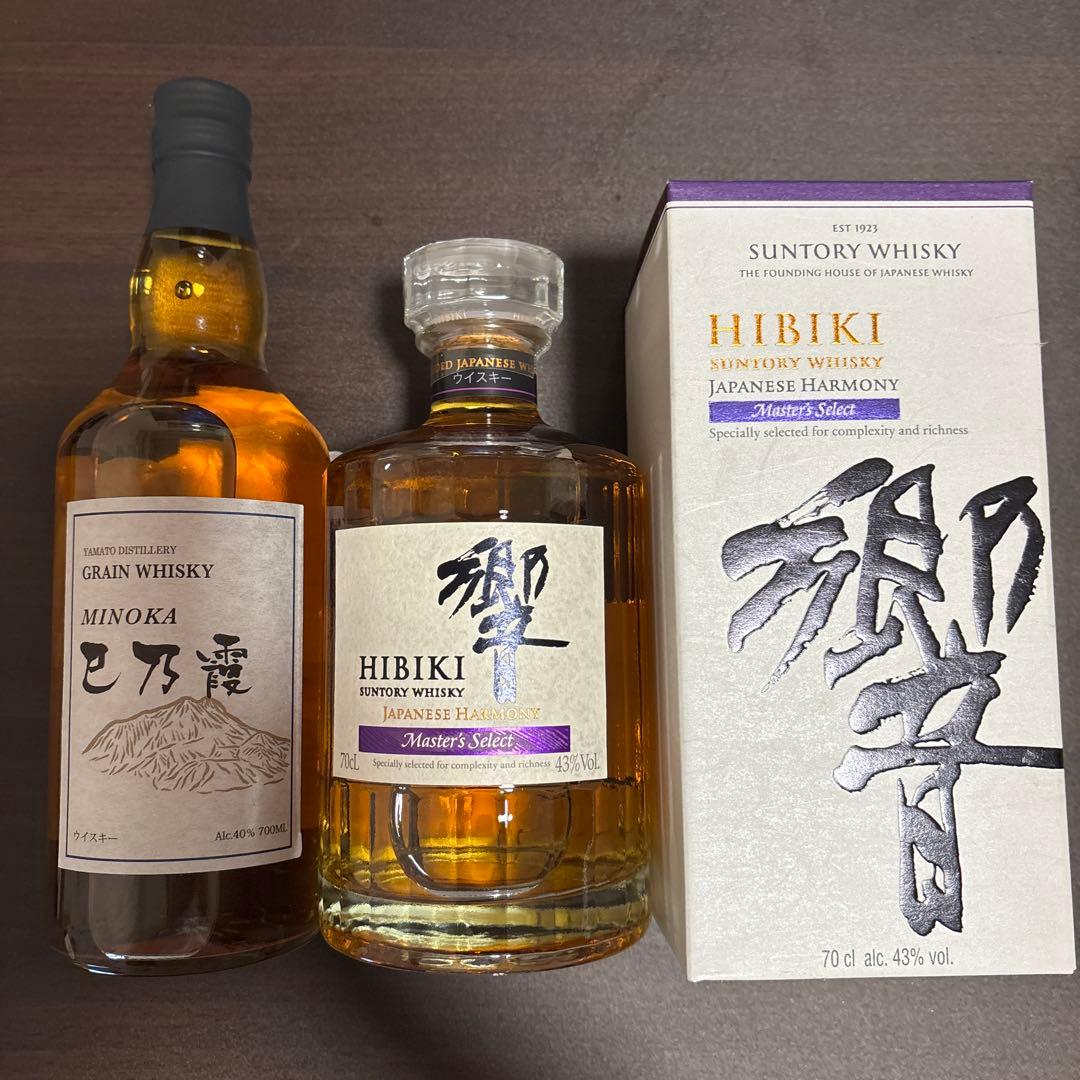 響Master's Select700㎖ &巳乃霞GrainWhiskyセット