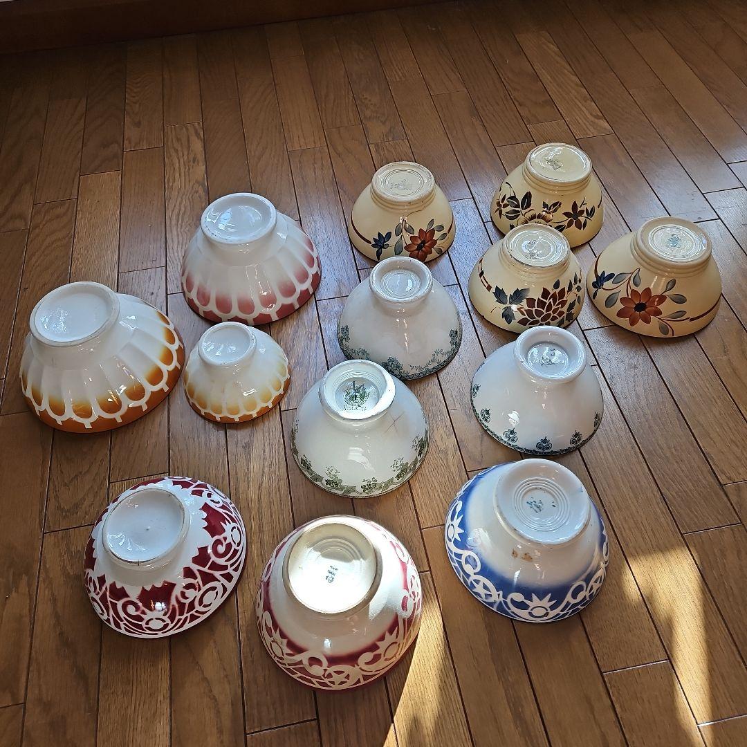 カフェオレボウル13点セット フランス蚤の市