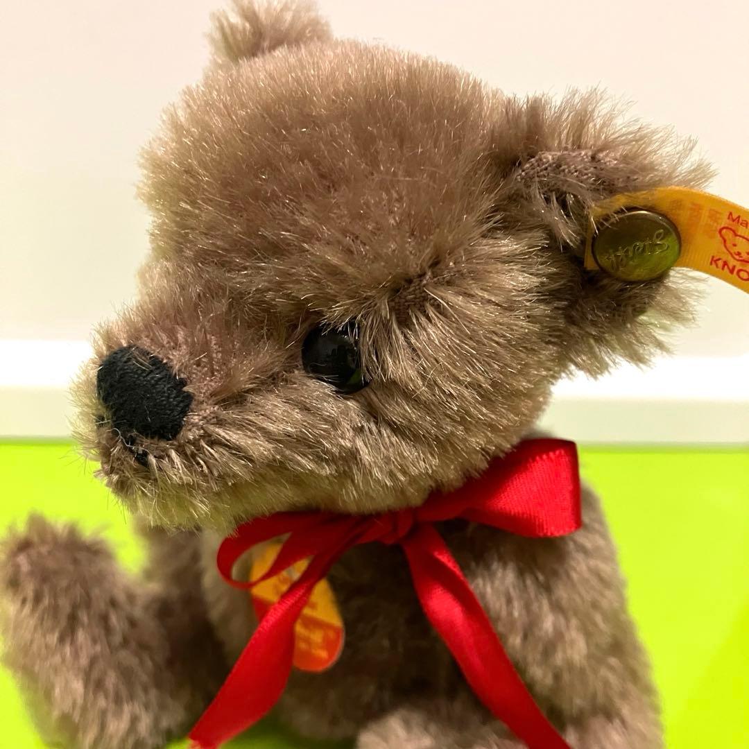 シュタイフ（steiff)⭐️小さめテディベア⭐️こげ茶⭐️ビンテージ