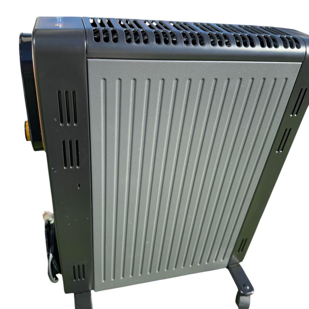 山善 オイルレスヒーター 1200W ブラック DOL-J121 暖房 暖房器具