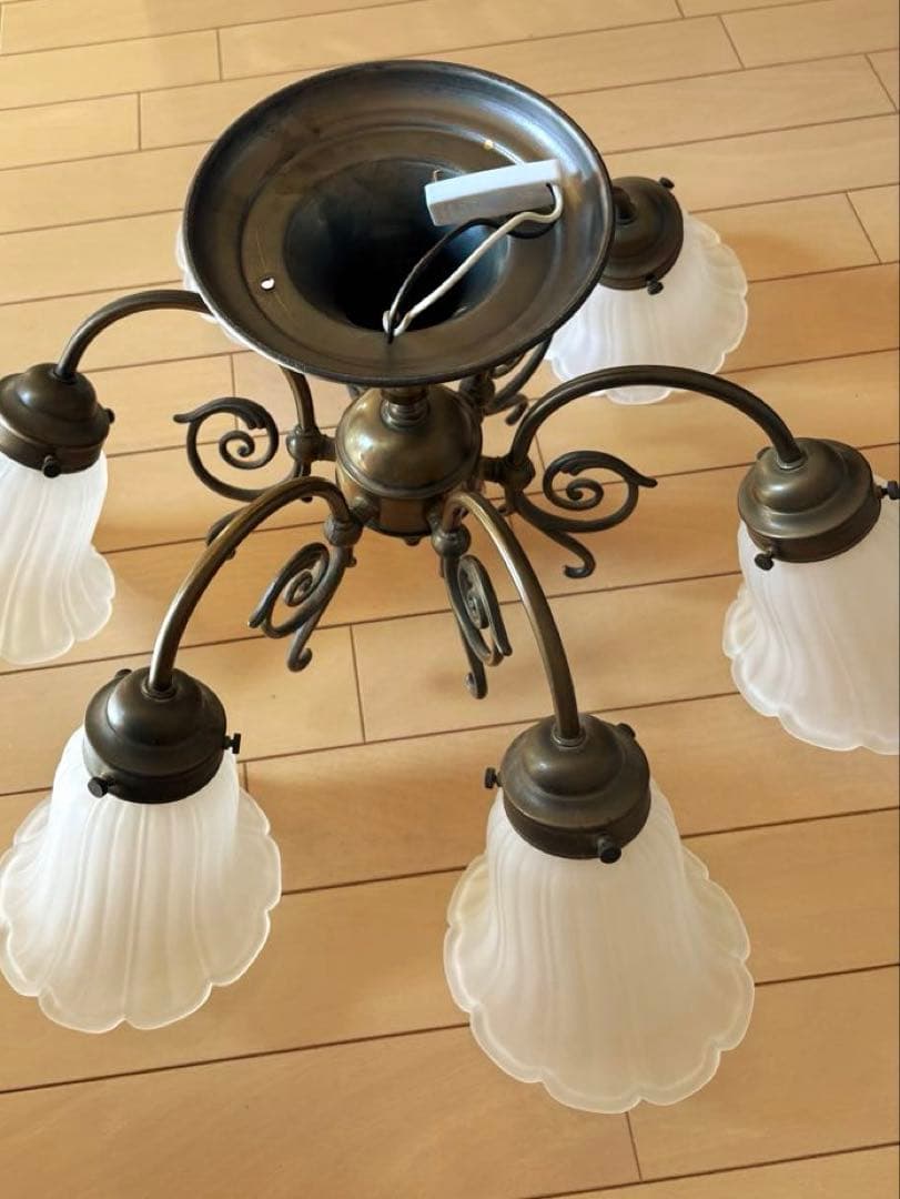 シャンデリア アンティーク￼山田照明シーリングライト天井照明6灯￼