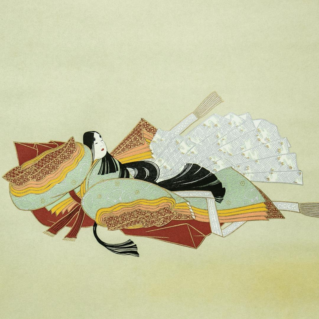 掛軸-1723　佐竹本三十六歌仙　小野小町　在原業平　伊勢　伊藤嘉晃監修　復刻