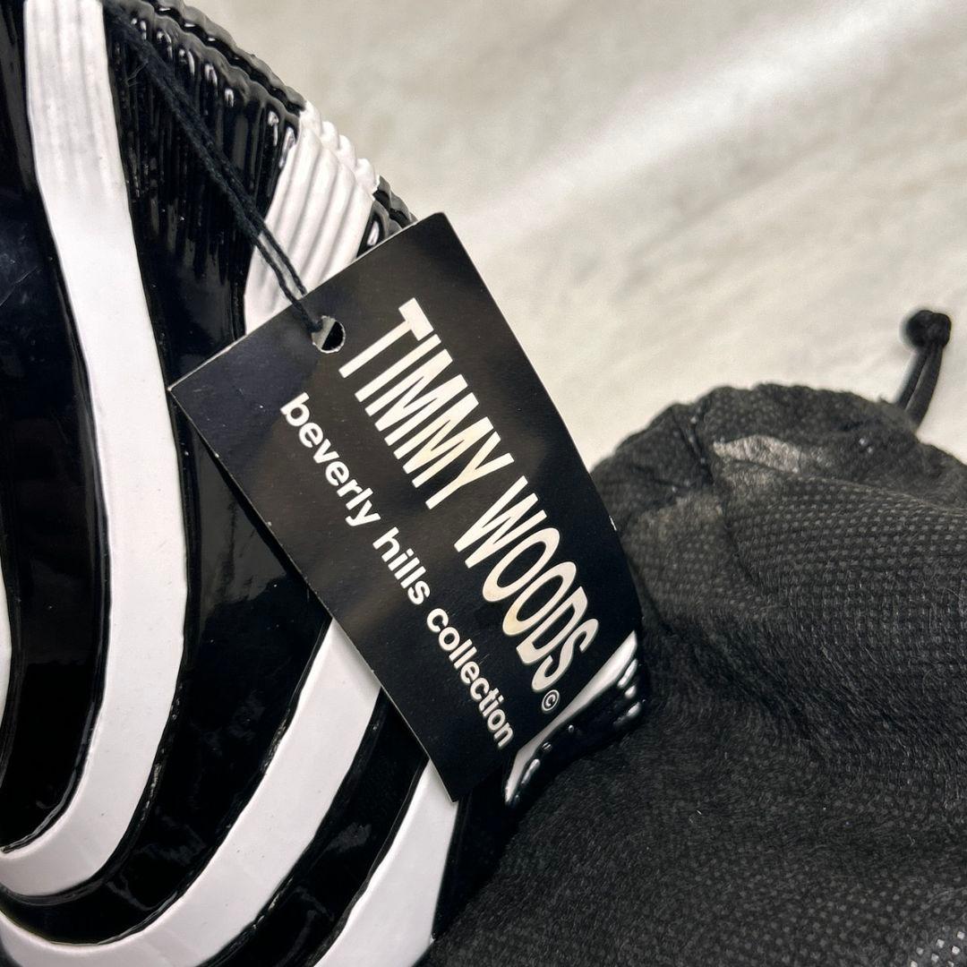 【極希少】TIMMY WOODS ゼブラ シマウマ 木製 ショルダーバッグ