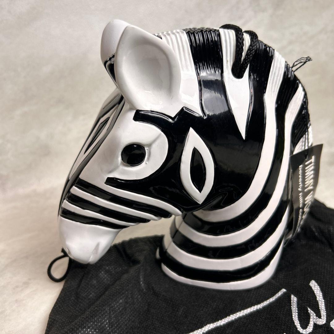 【極希少】TIMMY WOODS ゼブラ シマウマ 木製 ショルダーバッグ