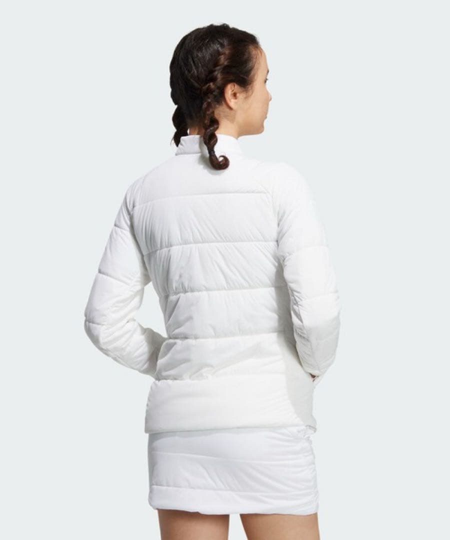 早い者勝ち‼️ 新品　即日発送　アディダスゴルフ　女性　中綿セットアップ　白