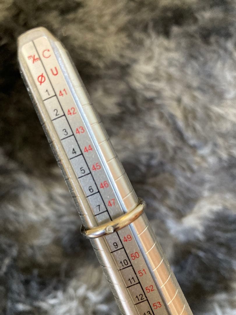 正規店購入 Cartier カルティエ プラチナダイヤリング 8号