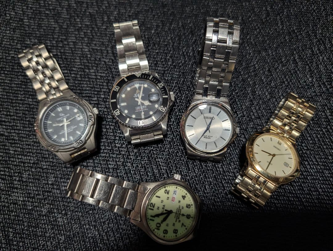 Mens腕時計 ジャンクまとめ売り SEIKO他