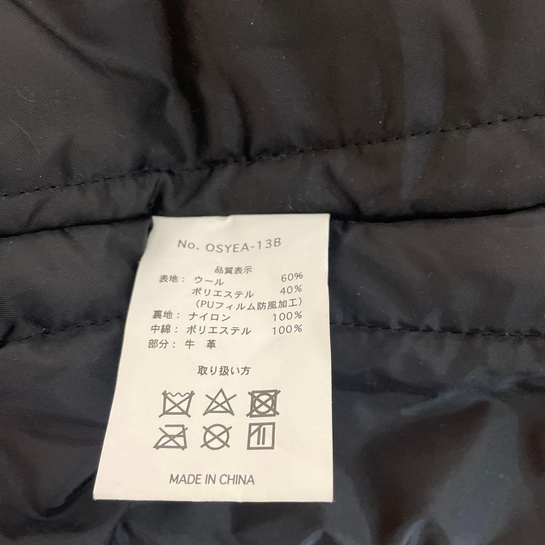 ブラウン シングルライダースジャケット