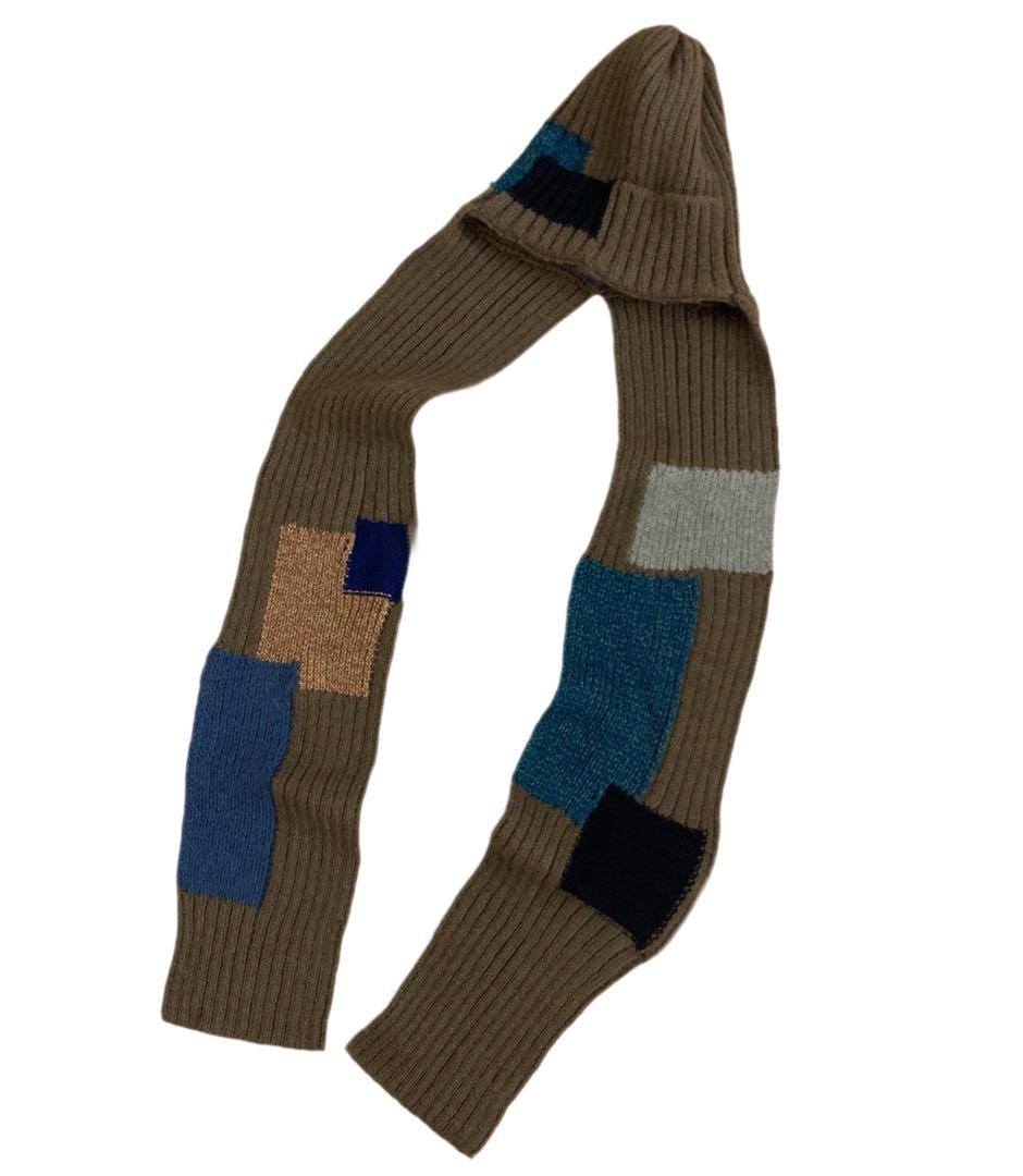 コグマ様 KAPITAL パッチワーク マフラー ビーニー ニット キャップ