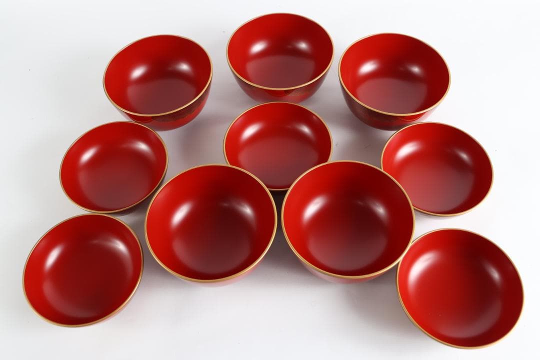 s*a様 輪島塗 大向高洲堂 雑煮椀 五客 蒔絵 正月