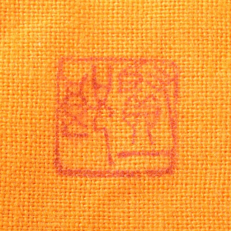 茶道具　伊藤賢一郎作　大和竹縄文花籠　共布共箱　V　R8712H