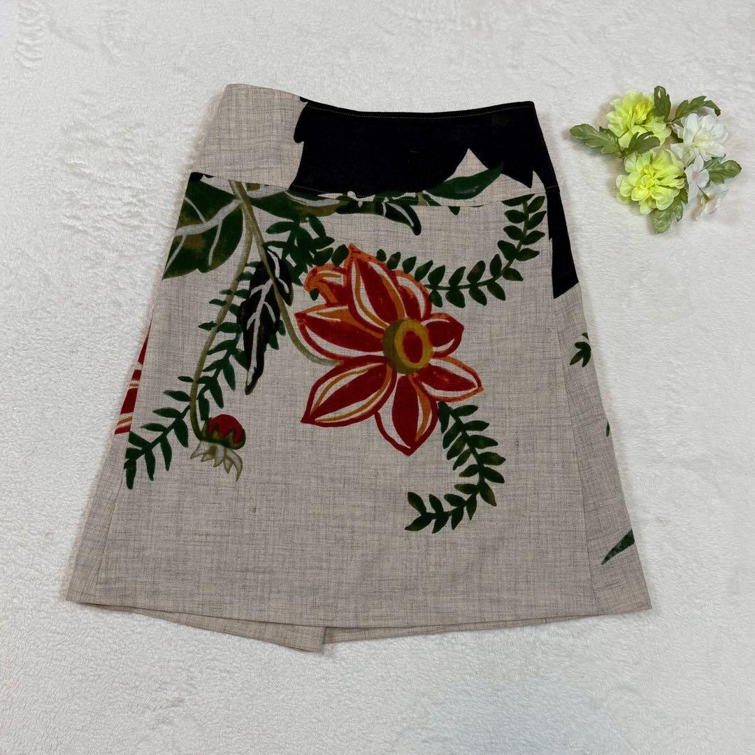DRIES VAN NOTEN ドリスヴィンノッテン フラワー スカート フレア
