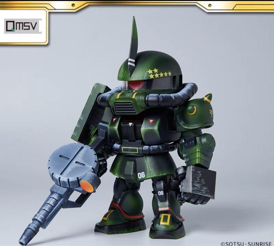 1000個限定 特大ソフビ QMSV 大河原邦男カラー ガンダム&ザク 20cm