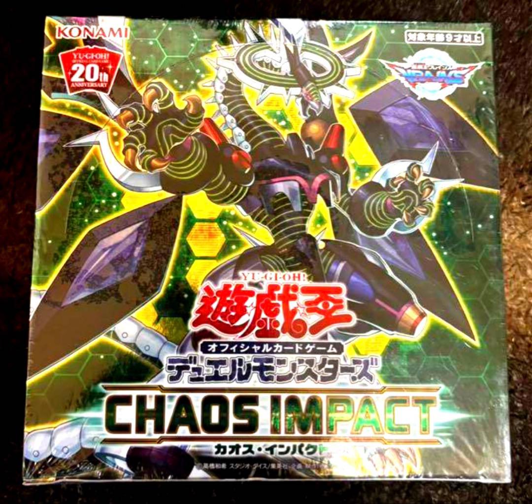 遊戯王 アジア版　カオスインパクト　未開封box シュリンク付き