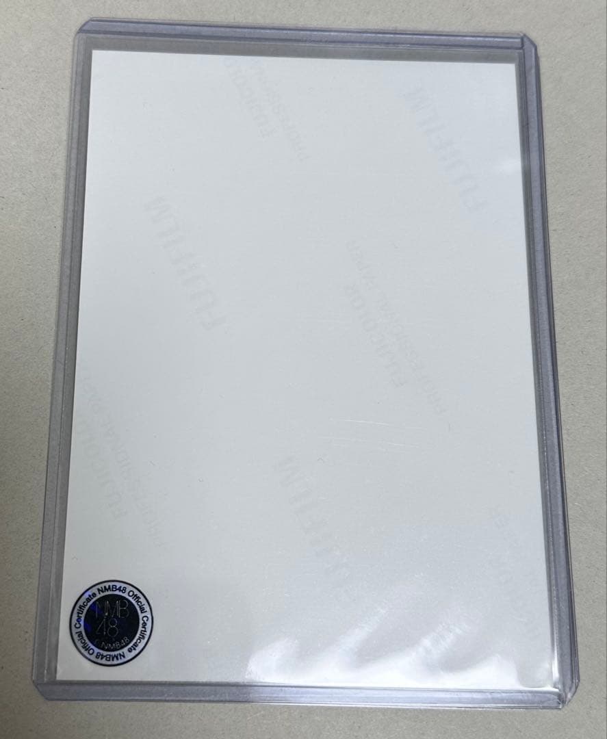 NMB48 新澤菜央 直筆 サイン 生写真 ⑤