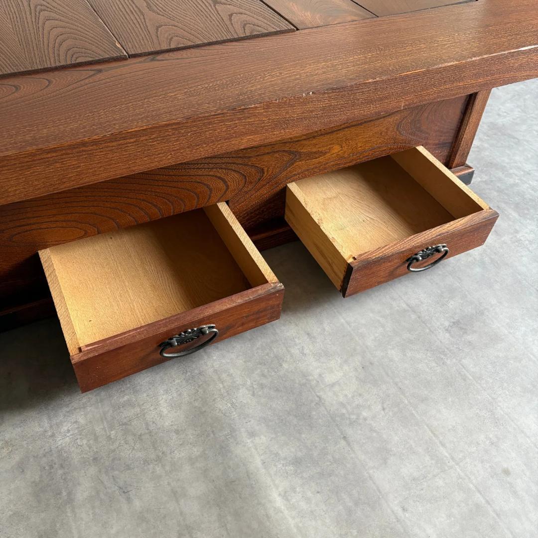 桜材 　関西火鉢 　座卓 　囲炉裏テーブル