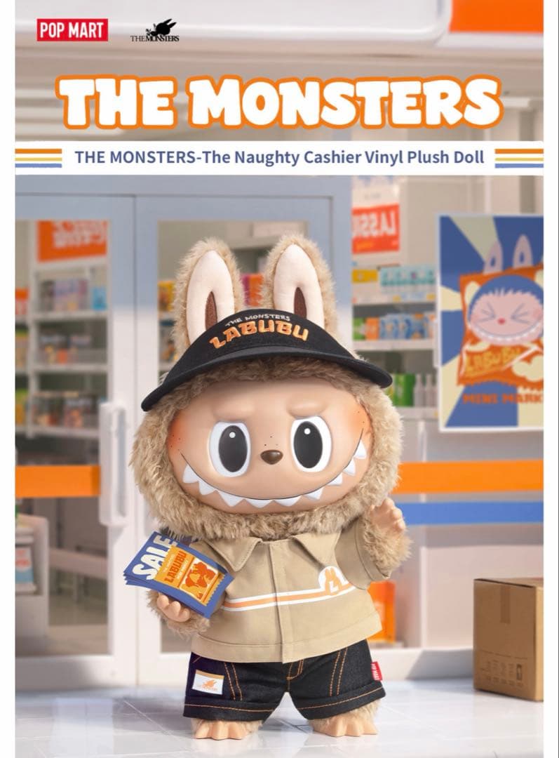 LABUBUラブブ The Naughty Cashierぬいぐるみ