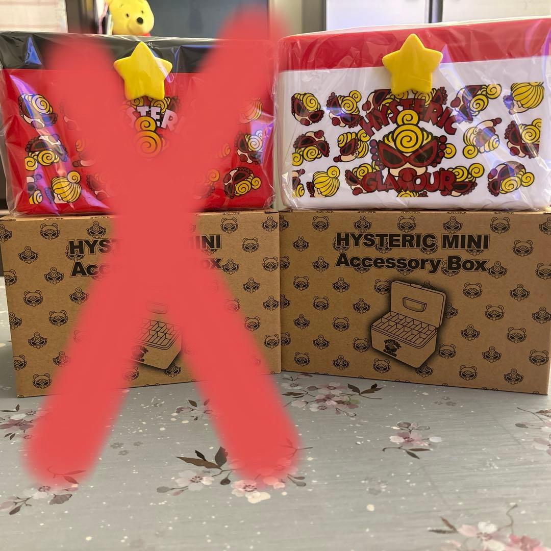 HYSTERIC MINI シリコンポーチ＆アクセサリーボックスセット