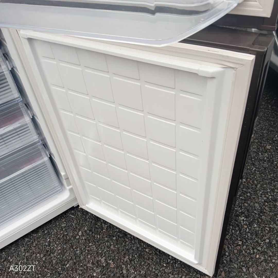 T093★2020年製★シャープ　冷蔵庫　大型 2ドア　ブラウン 大容量280L