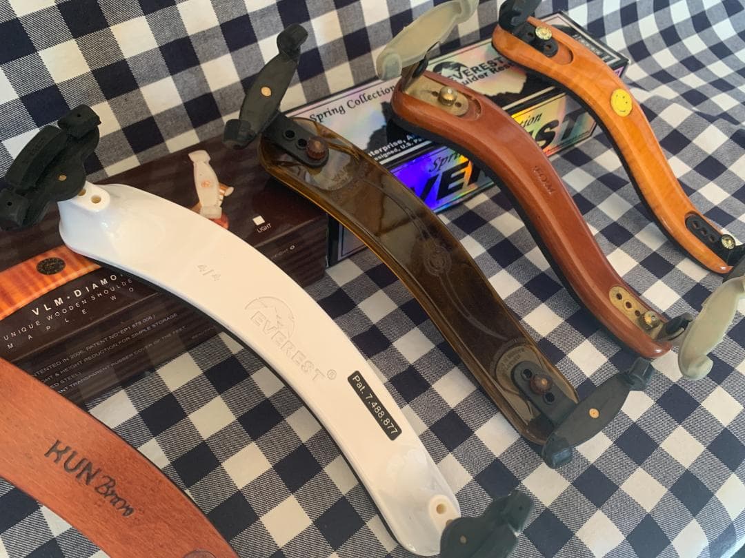 バイオリン肩当て ５点＋１の６つセット　４／４サイズ