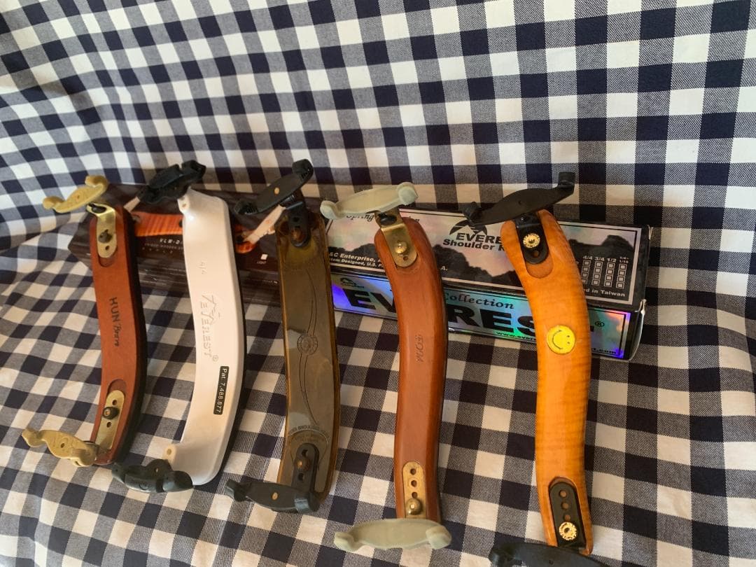 バイオリン肩当て ５点＋１の６つセット　４／４サイズ