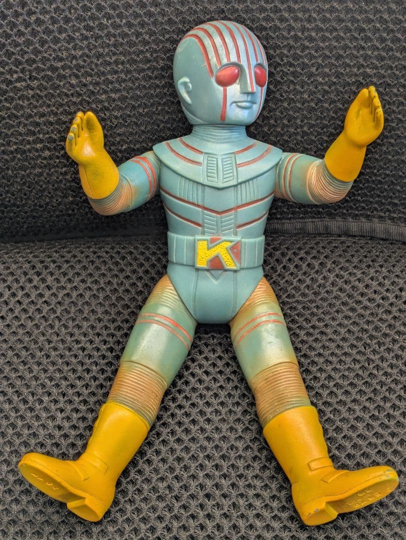 ソフビ　当時物　ロボット刑事　旧バンダイ　石ノ森章太郎　フィギュア　昭和　レトロ