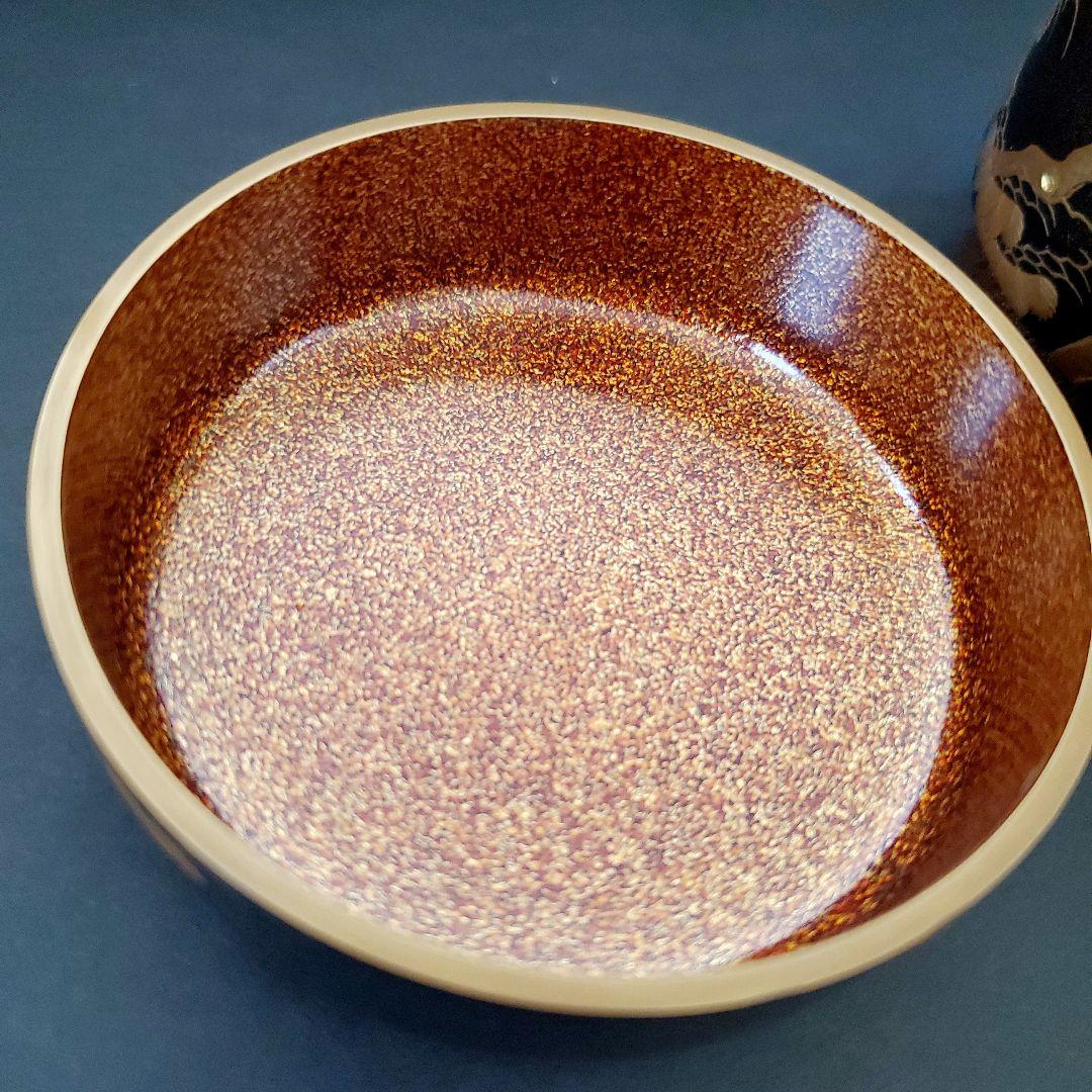 茶道具　大棗　老松蒔絵　一舟作　共箱付