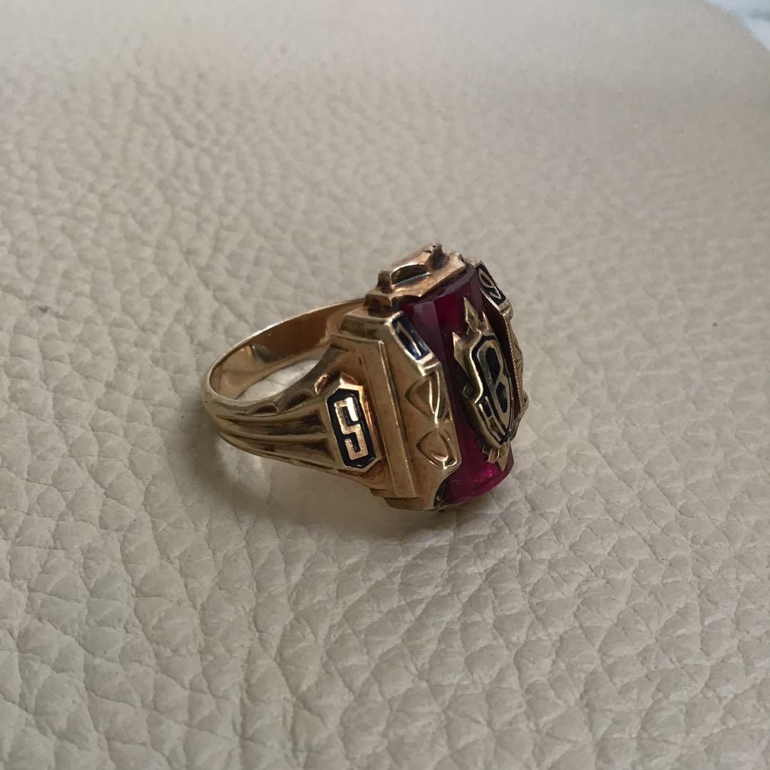 50s カレッジリング JOSTEN社 1955年 メンズ 10g