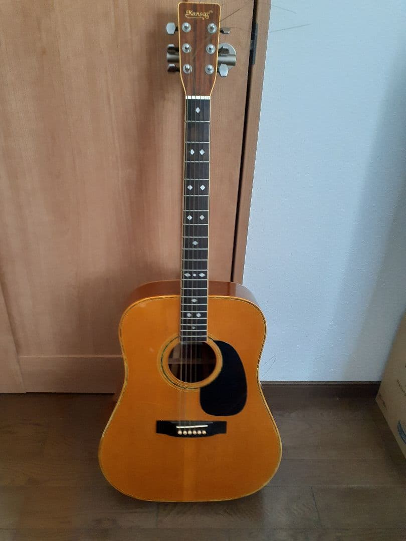 アコースティックギター Kansas W-200 鈴木バイオリン　インレイ