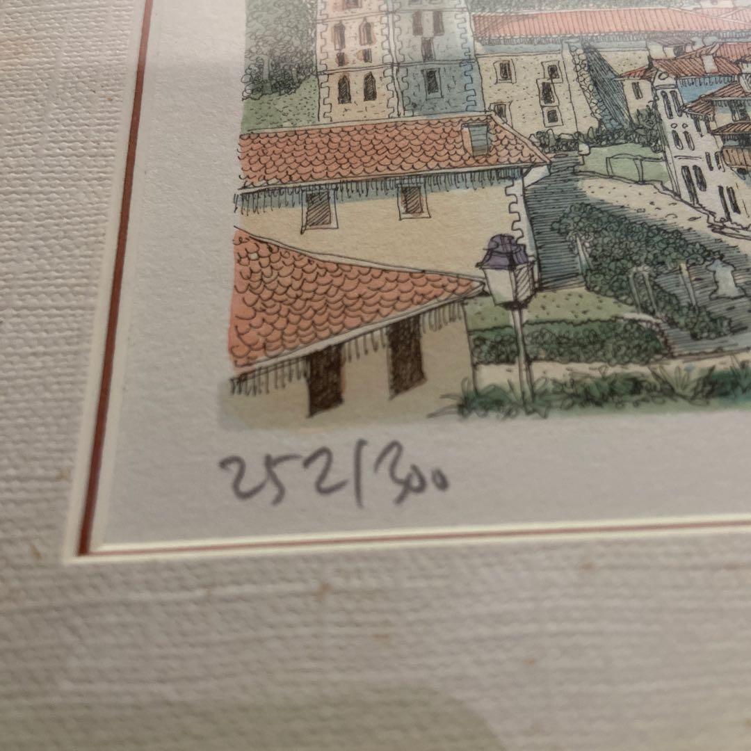 織田義郎　<バスクの教会> 252/300