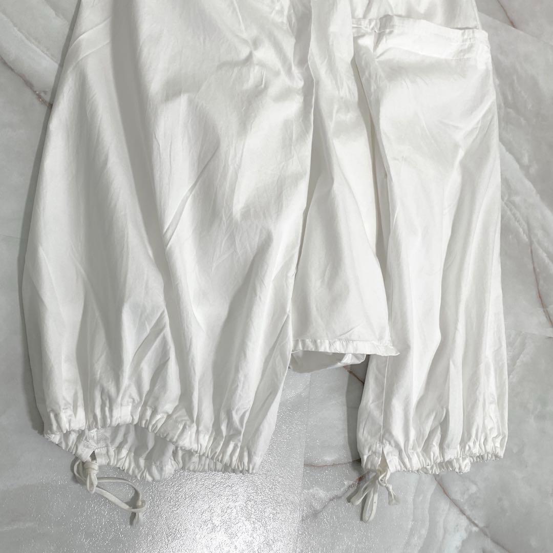 A13140 コムデギャルソン　08ss 変形サルエルパンツ　ホワイト S