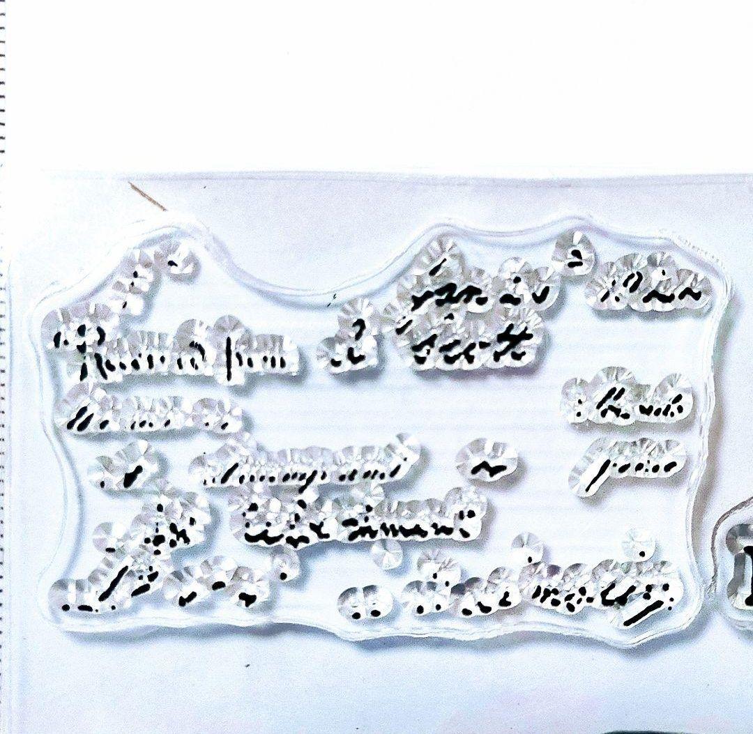 (101)【海外製 】クリアスタンプ ヴィンテージ 紳士 肖像画