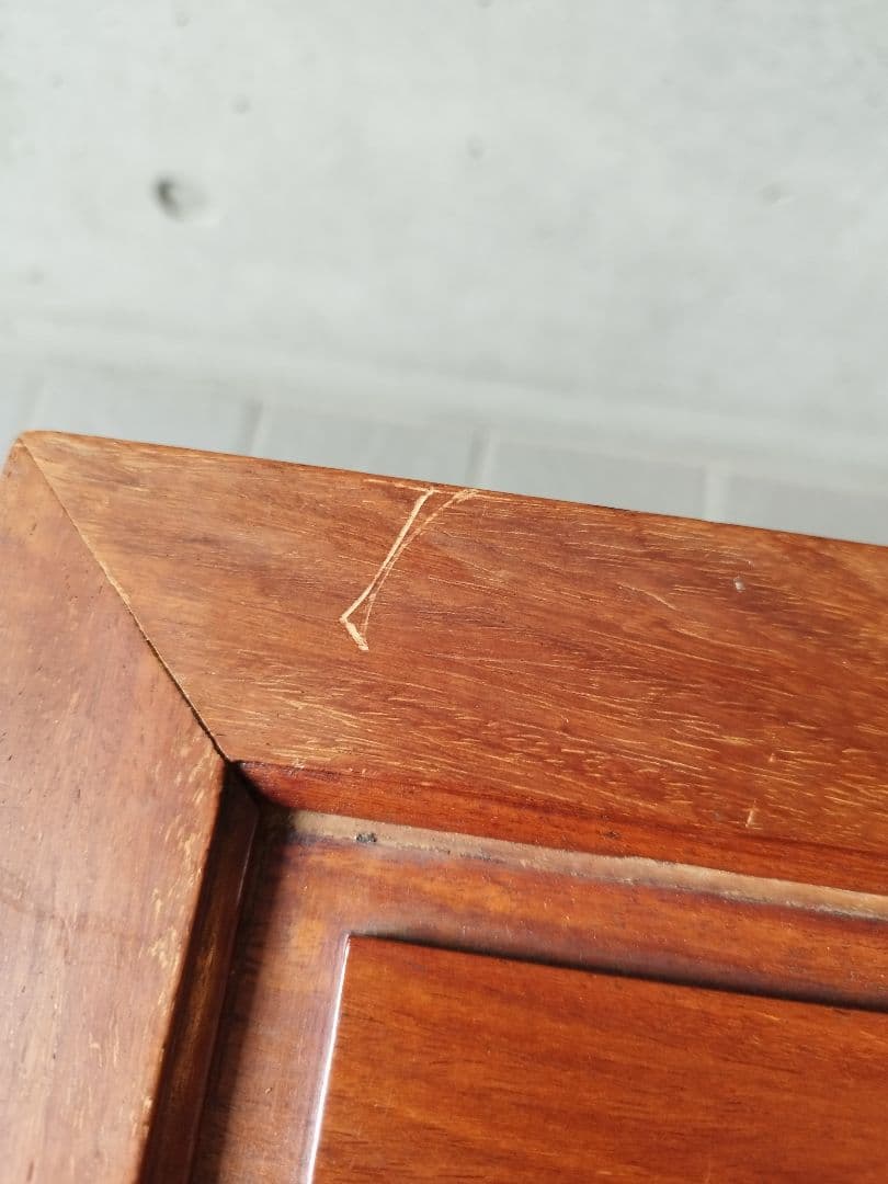 アンティーク　サイドテーブル　チーク