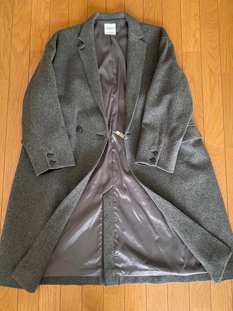 ★美品★北欧、暮らしの道具店　3WAYアレンジ襟のかろやかチェスターコート