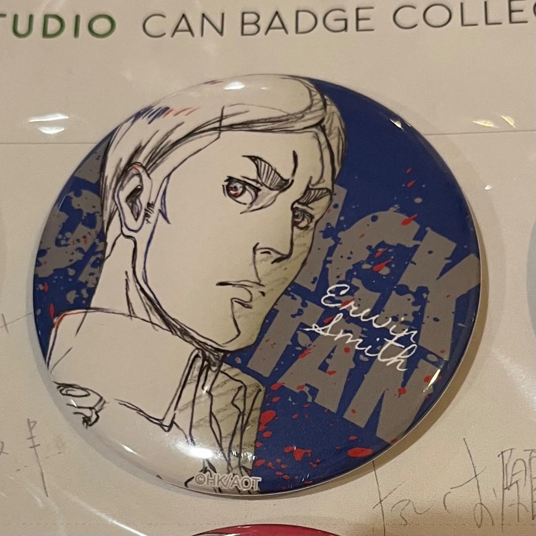 WIT STUDIO 缶バッジコレクション 進撃の巨人 6種セット【新品未開封】